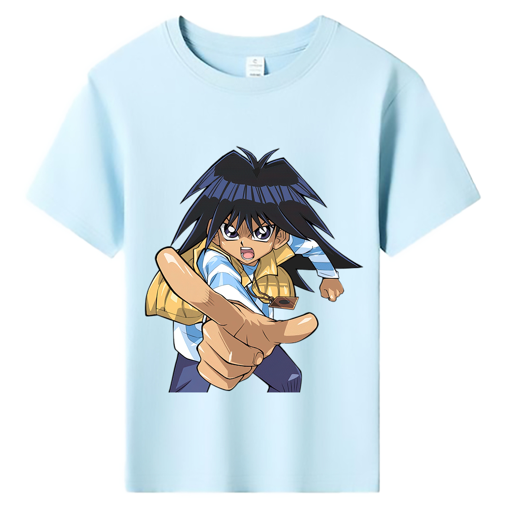 （画像用） 遊☆戯☆王 Yu-Gi-Oh! 綿100％キッズTシャツ（フロントプリント）